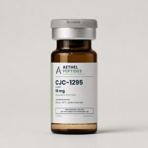 CJC-1295 (No DAC) 10 mg lyophilized research vial, Aethel Peptides