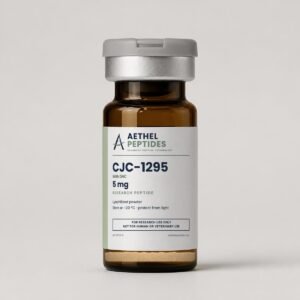 CJC-1295 (With DAC) 5 mg lyophilized research vial, Aethel Peptides