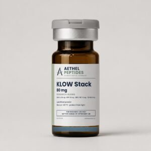 KLOW Stack 80 mg lyophilized research vial, Aethel Peptides