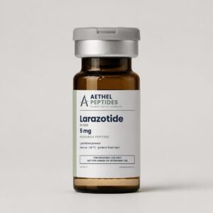Larazotide (AT-1001) 5 mg lyophilized research vial, Aethel Peptides