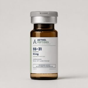 SS-31 (Elamipretide) 10 mg lyophilized research vial, Aethel Peptides